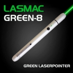 G-8 라스맥 선명한 그린빔 고급 실버 메탈 레이져포인터 최고급 레이저포인터 [ 사은품증정 / 나만의 이니셜각인 서비스 ]