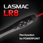 LR-8 라스맥 LR8 선명한 레드레이져 밑줄긋기기능 파워포인터 미디어플레이어 MAC호환 다기능 프리젠테이션 레이저포인터 [ 사은품증정 / 나만의 이니셜각인 서비스 ]